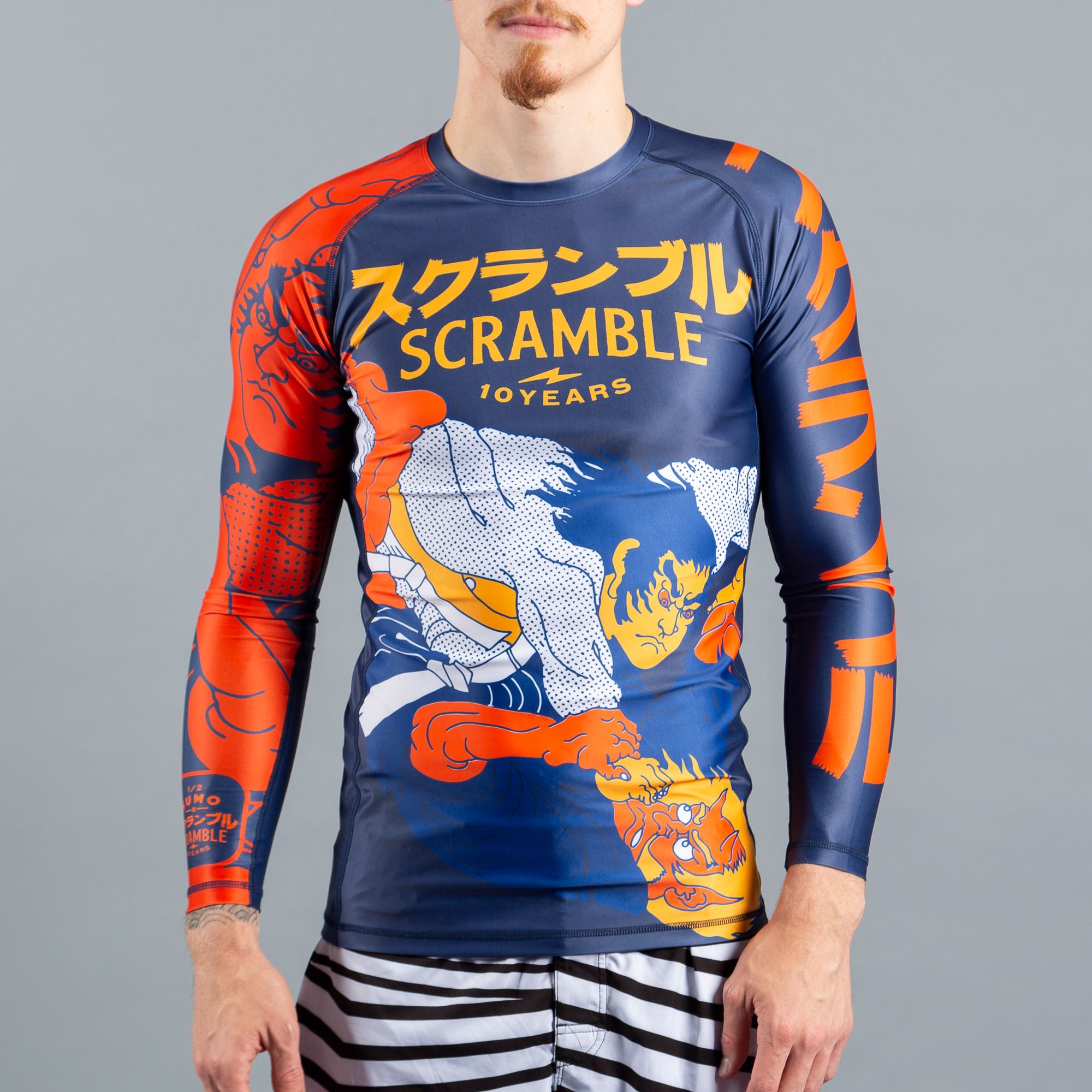 thumbnail image 2 of Half Sumo 2020 Limited Edition Submission Rashguard - Men's Jiu-Jitsu Shirt (S M L) 2 of 6