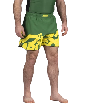 Baka Shorts - Grün & Gelb