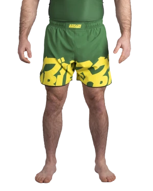 Baka Shorts - Grün & Gelb