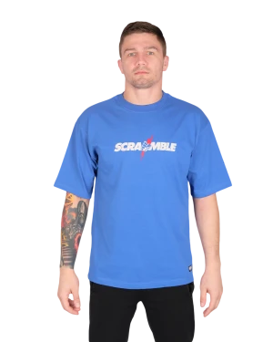 Scramble Never Die T-Shirt - Blau