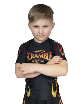 1998 Fire Rashguard Kids - Black