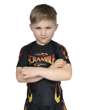 1998 Fire Rashguard Kids - Black