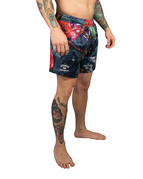 Mesh Hybrid Grappling Shorts - Ohana Camo