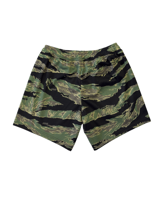 Mesh Hybrid Grappling Shorts - Tiger Camo