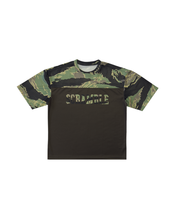 Mesh Hybrid Grappling Top - Tiger Camo