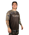 Mesh Hybrid Grappling Top - Woodland Camo Mesh Hybrid Grappling Top - Woodland Camo