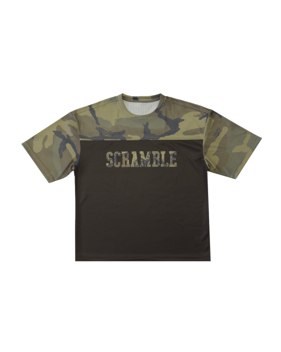 Mesh Hybrid Grappling Top - Woodland Camo Mesh Hybrid Grappling Top - Woodland Camo