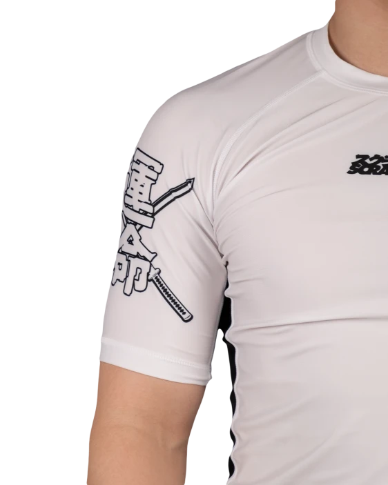 Fate Tanto Ranked Rashguard - White Fate Tanto Ranked Rashguard - White