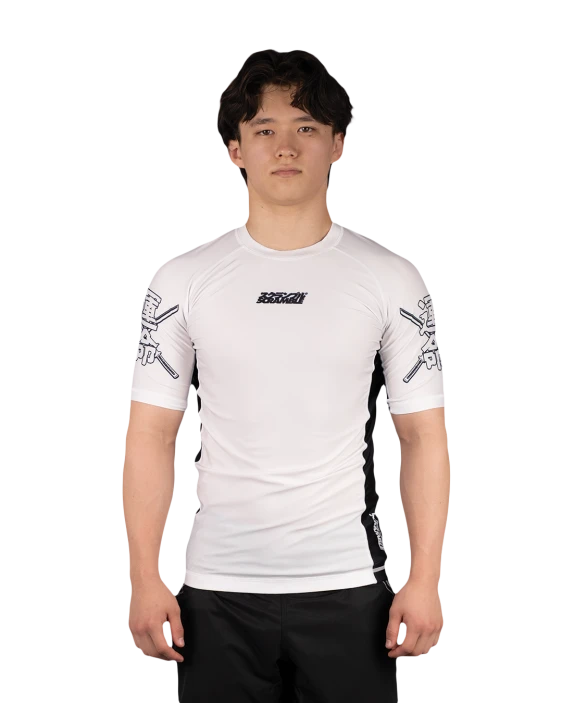 Fate Tanto Ranked Rashguard - White Fate Tanto Ranked Rashguard - White