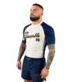 Yakyu Short Sleeved Rashguard - Navy / Ivory Yakyu Short Sleeved Rashguard - Navy / Ivory
