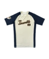 Yakyu Short Sleeved Rashguard - Navy / Ivory Yakyu Short Sleeved Rashguard - Navy / Ivory