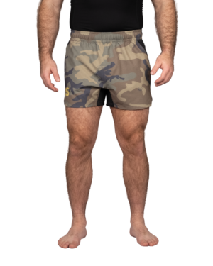 Hakata Training Shorts - Woodland Camo