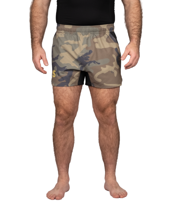 Hakata Training Shorts - Woodland Camo