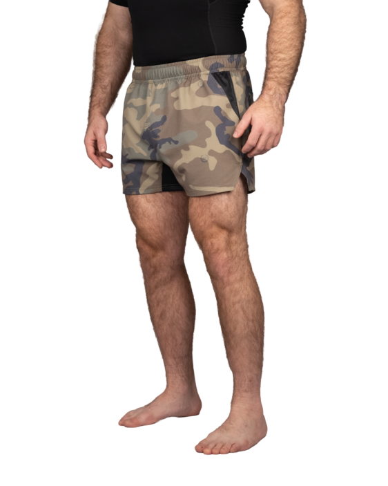 Hakata Training Shorts - Woodland Camo