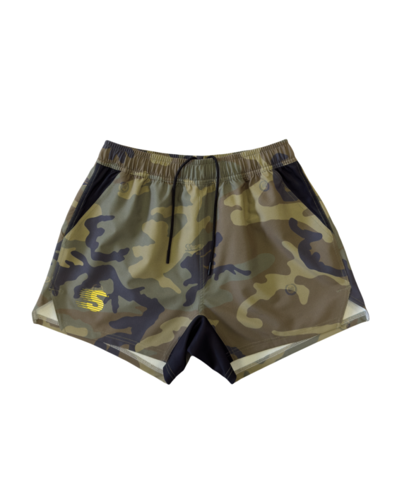 Hakata Training Shorts - Woodland Camo