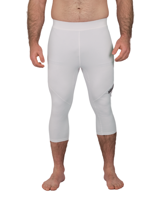 Shinobi 3/4 Length Grappling Tights - White Shinobi 3/4 Length Grappling Tights - White