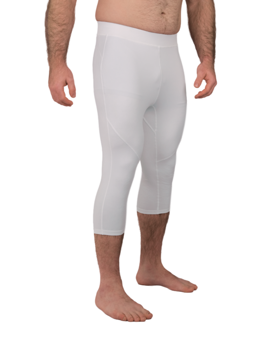 Shinobi 3/4 Length Grappling Tights - White Shinobi 3/4 Length Grappling Tights - White