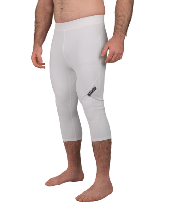 Shinobi 3/4 Length Grappling Tights - White Shinobi 3/4 Length Grappling Tights - White