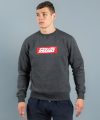 Scramble Box Logo Crew Neck - Black