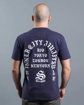 Scramble Inner City Jiu-Jitsu T-Shirt - Navy