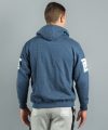 East/West Zip Hoodie - Navy Melange