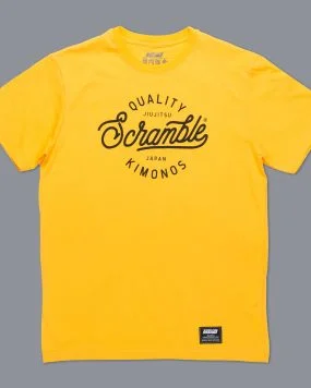 Scramble Quality Kimonos Tee - Yellow