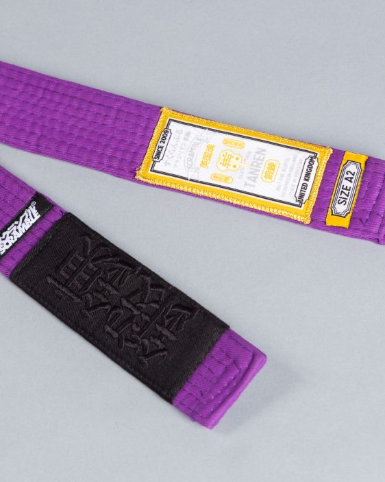 Scramble Tanren v4 BJJ Belt - Purple