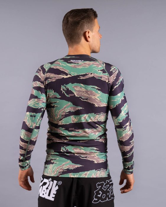 Scramble Base Rashguard - Tiger Camo Scramble Base Rashguard - Tiger Camo