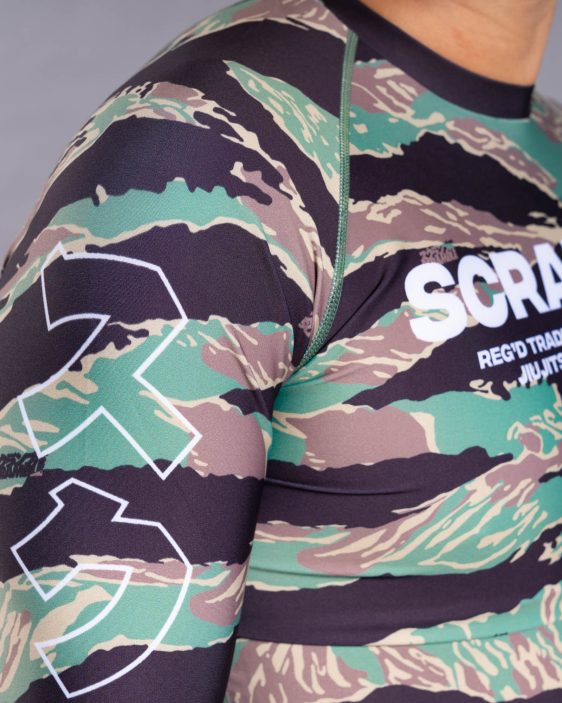 Scramble Base Rashguard - Tiger Camo Scramble Base Rashguard - Tiger Camo