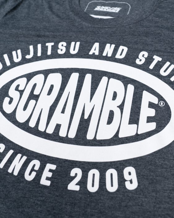 Scramble Jiu Jitsu and Stuff Surf Tee - Grey