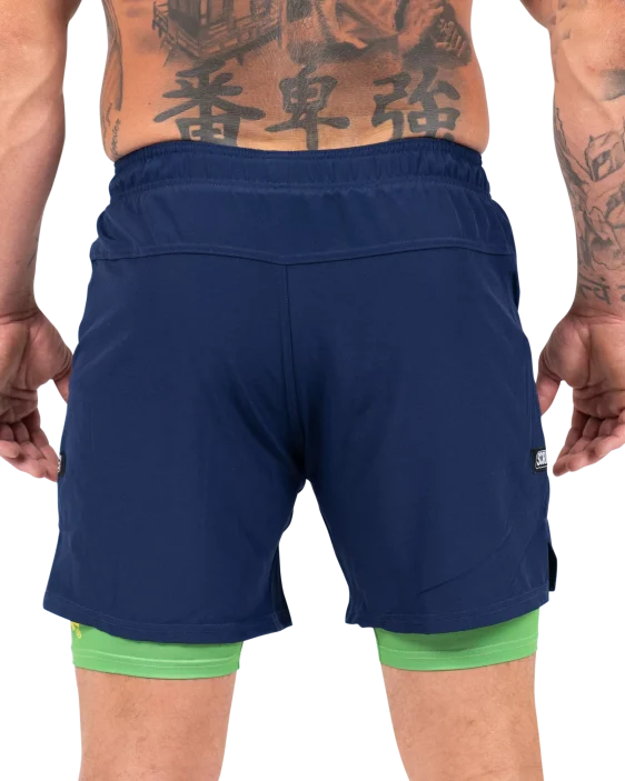 Scramble Combination Shorts - Blue / Green