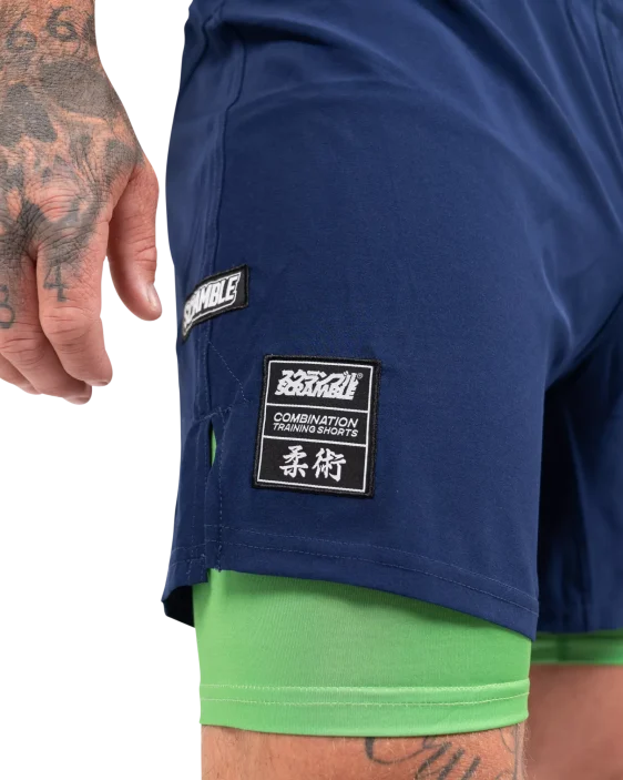 Scramble Combination Shorts - Blue / Green