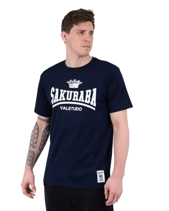 Scramble Saku Athletics Tee - Navy