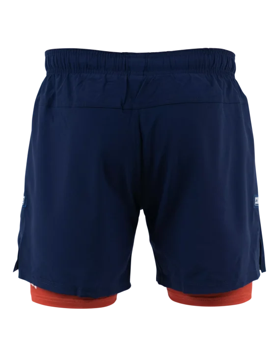 Scramble Combination Shorts - Navy/Red