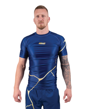 Kintsugi Rashguard - Blue