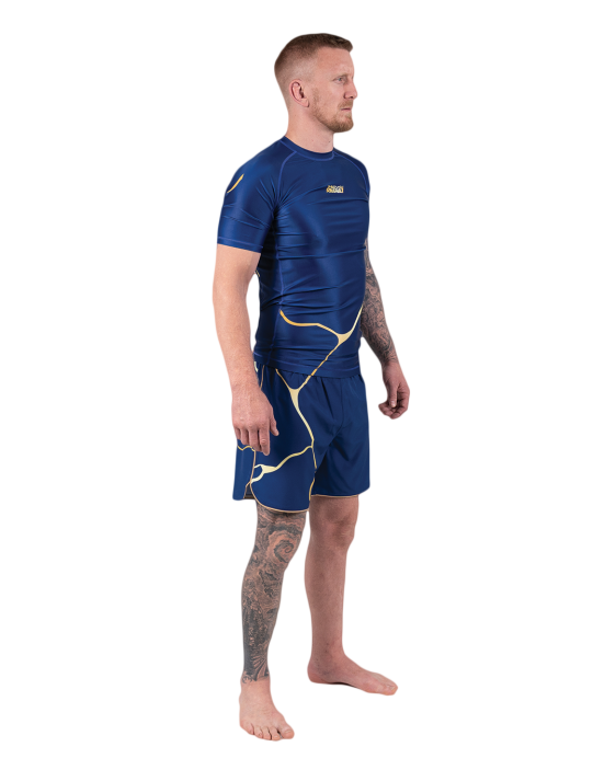 Kintsugi Rashguard - Blue