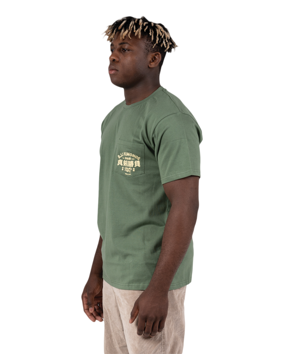 Kimono Label Tee - Green