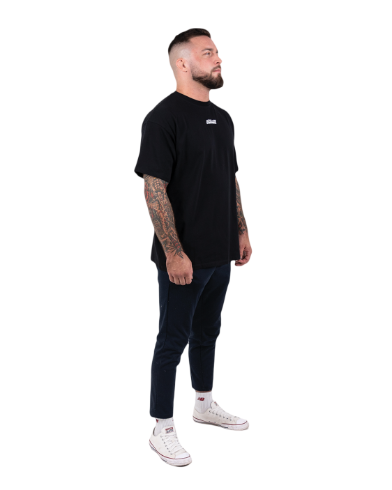 Logo Oversized Tee - Black