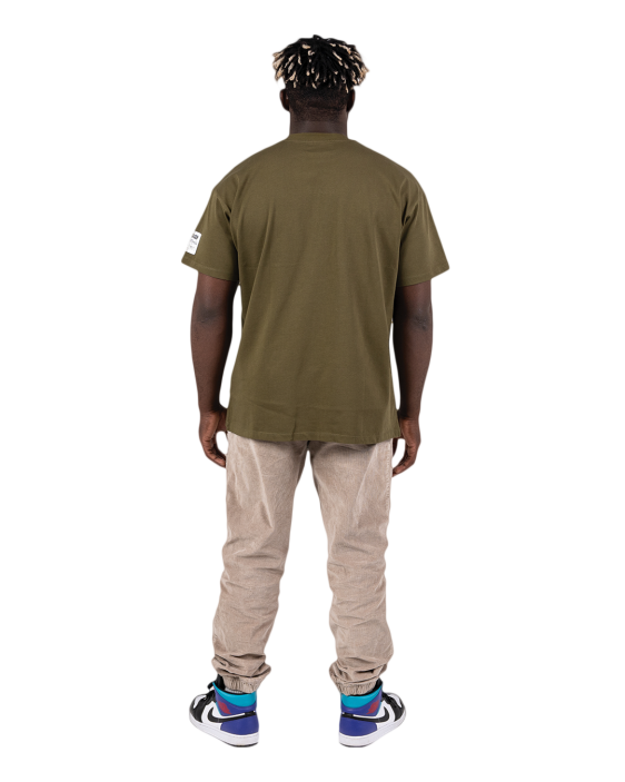 Logo Oversized Tee - Olive