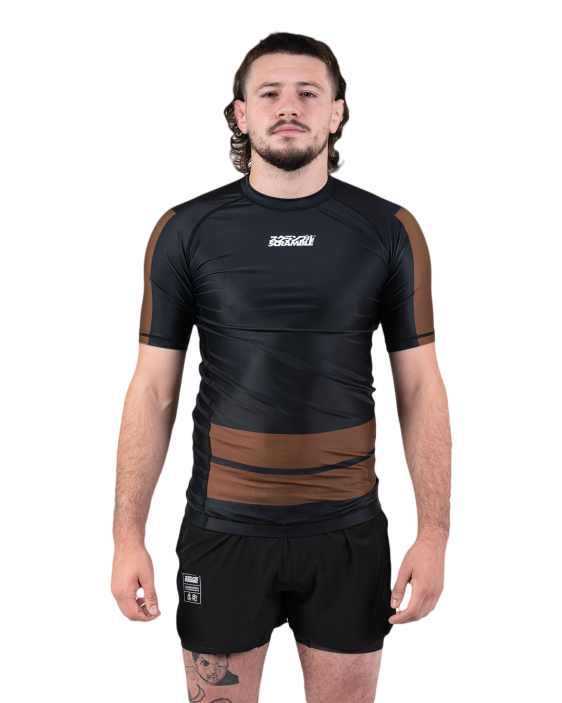 Ranked Rashguard - Brown