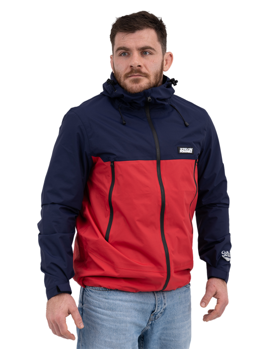 Ame Jacket - Red / Navy