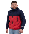 Ame Jacket - Red / Navy