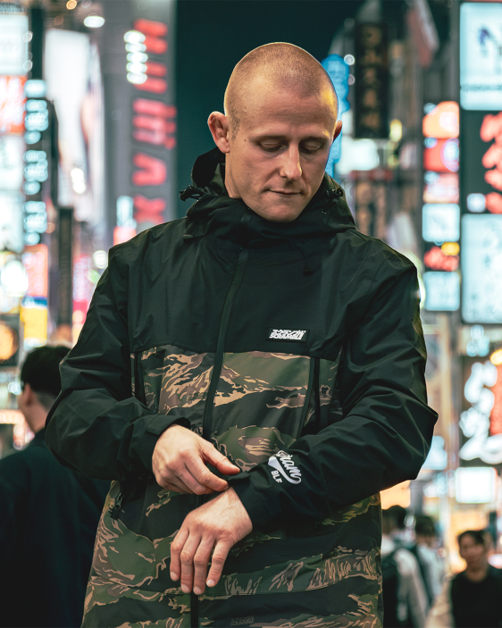 Ame Jacket - Tiger Camo / Black