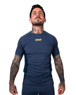 Shinobi Compression Top - Short Sleeve - Midnight Blue