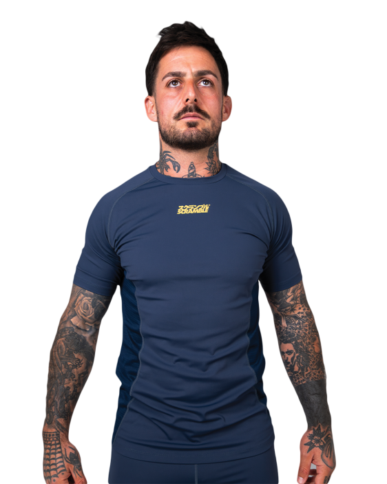 Shinobi Compression Top - Short Sleeve - Midnight Blue