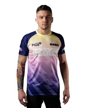 Dorai Training Top - Purple and Yellow