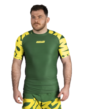 Baka Rashguard - Green & Yellow Baka Rashguard - Green & Yellow