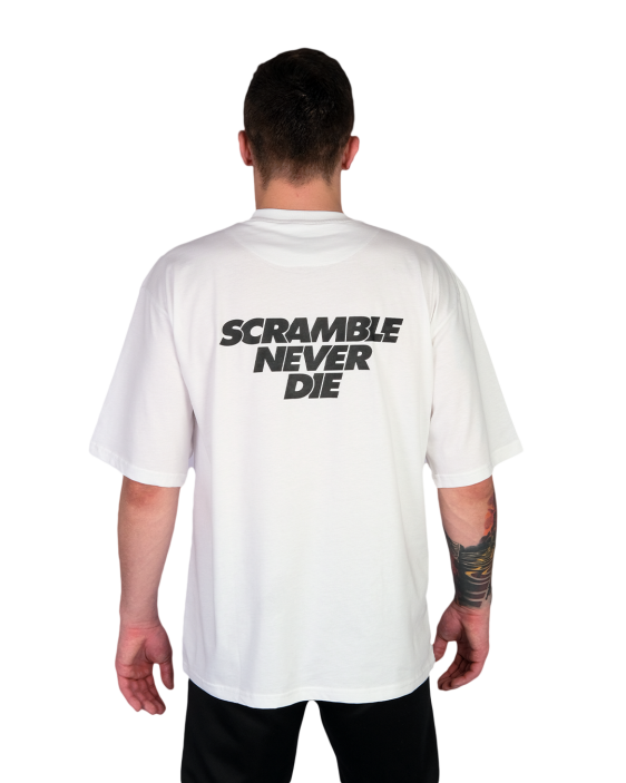 Scramble Never Die T-Shirt - White