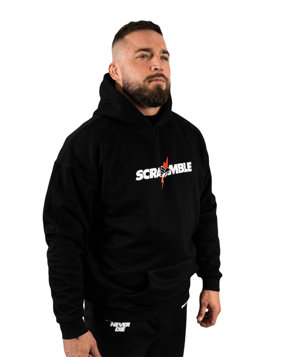 Scramble Never Die Hoodie - Black Scramble Never Die Hoodie - Black
