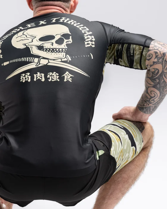 Scramble x Thrudark Enshu MK1 Rashguard - Short Sleeved Scramble x Thrudark Enshu MK1 Rashguard - Short Sleeved